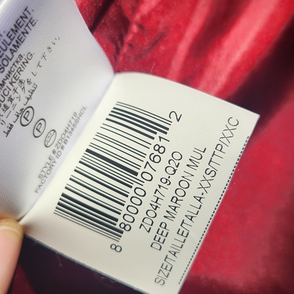 Faux Fur Vest BCBGeneration Maroon & Black XXSmall NWT - Picture 8 of 9